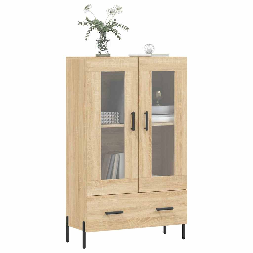 skab 69,5x31x115 cm konstrueret træ sonoma-eg