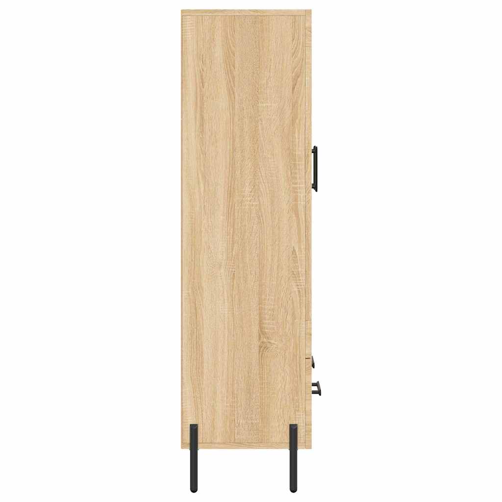 skab 69,5x31x115 cm konstrueret træ sonoma-eg