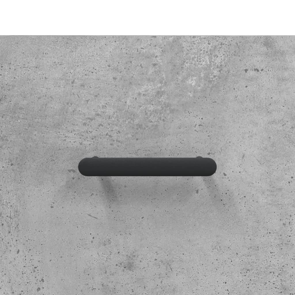 skab 69,5x31x115 cm konstrueret træ betongrå