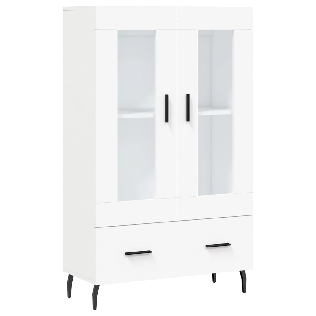 skab 69,5x31x115 cm konstrueret træ hvid