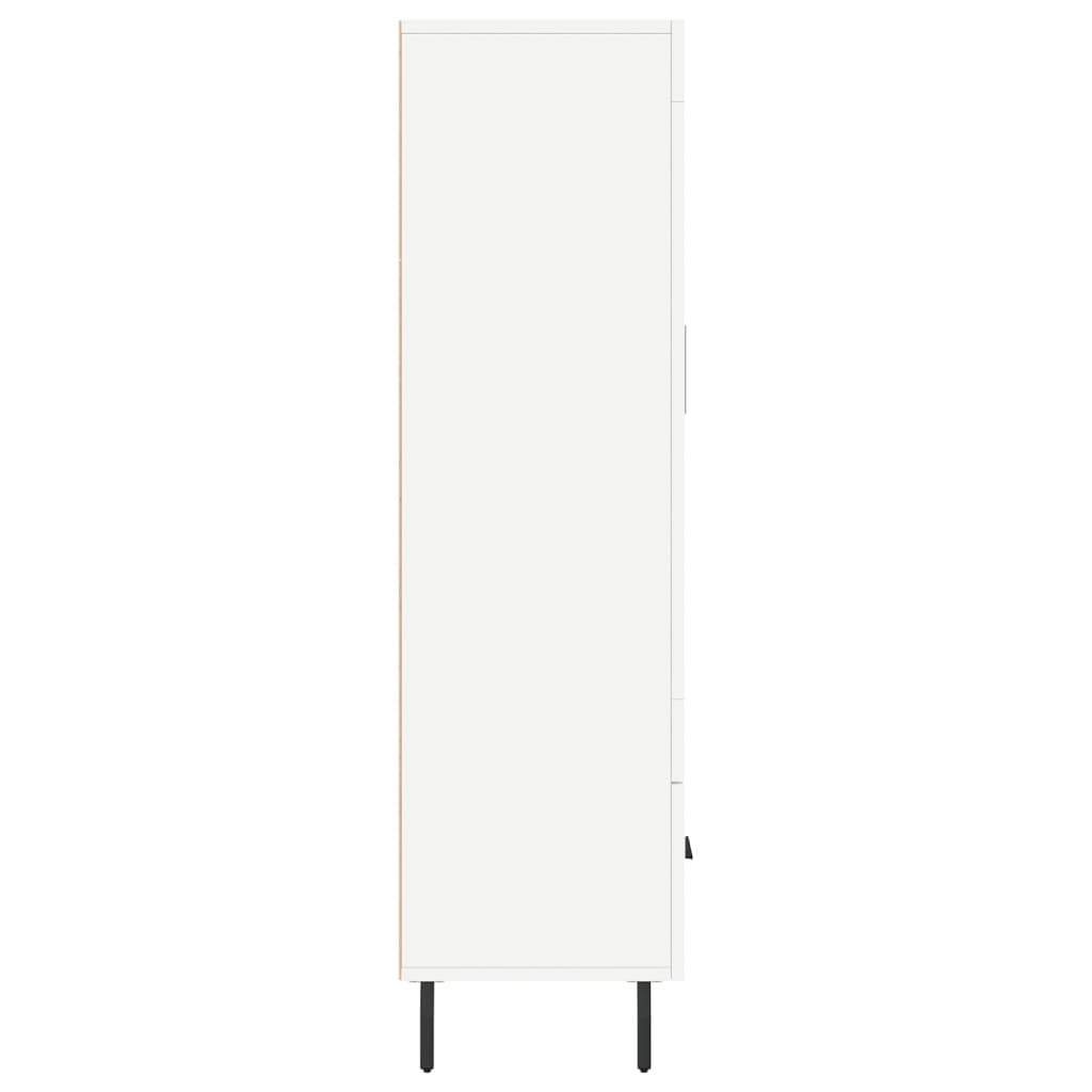 skab 69,5x31x115 cm konstrueret træ hvid