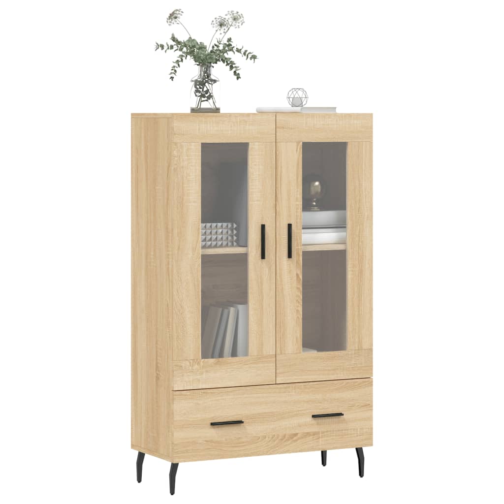 skab 69,5x31x115 cm konstrueret træ sonoma-eg