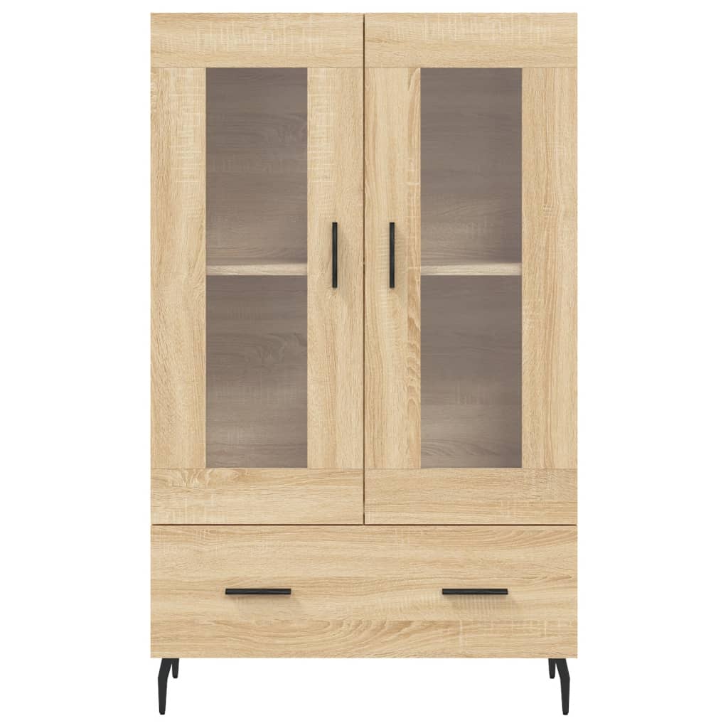 skab 69,5x31x115 cm konstrueret træ sonoma-eg