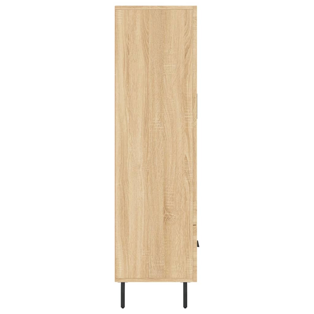 skab 69,5x31x115 cm konstrueret træ sonoma-eg