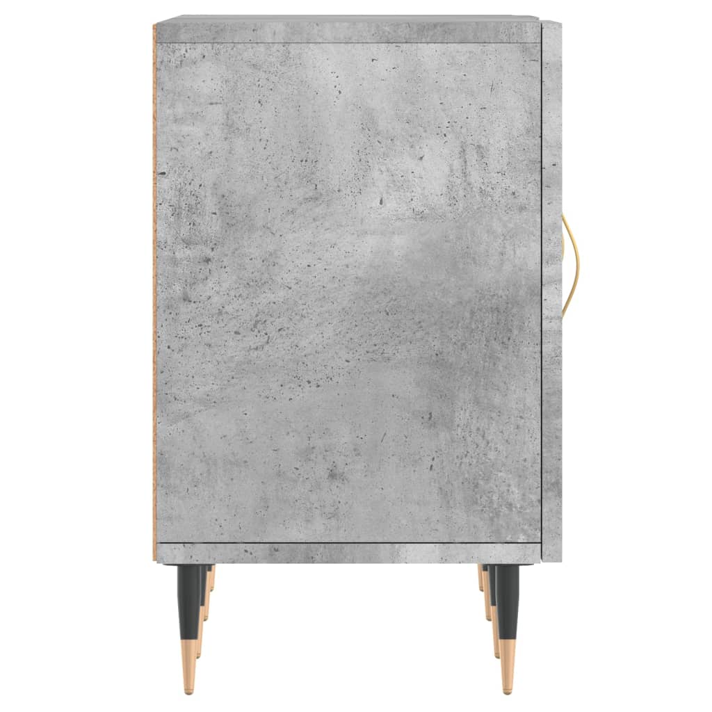 tv-bord 150x30x50 cm konstrueret træ betongrå