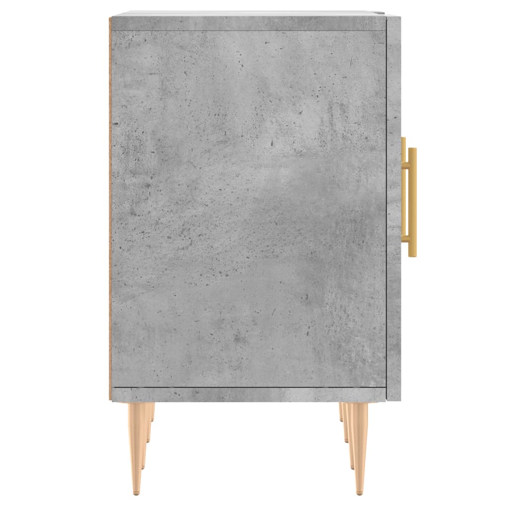 tv-bord 150x30x50 cm konstrueret træ betongrå