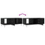 sofabord 102x50x40 cm konstrueret træ sort