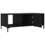 sofabord 102x50x40 cm konstrueret træ sort