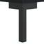 sofabord 102x50x40 cm konstrueret træ sort