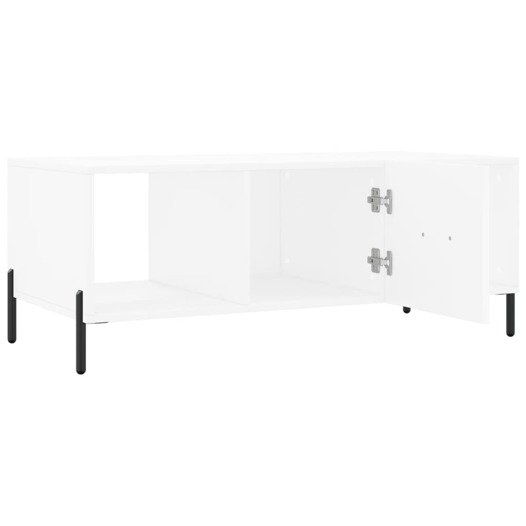 sofabord 102x50x40 cm konstrueret træ hvid