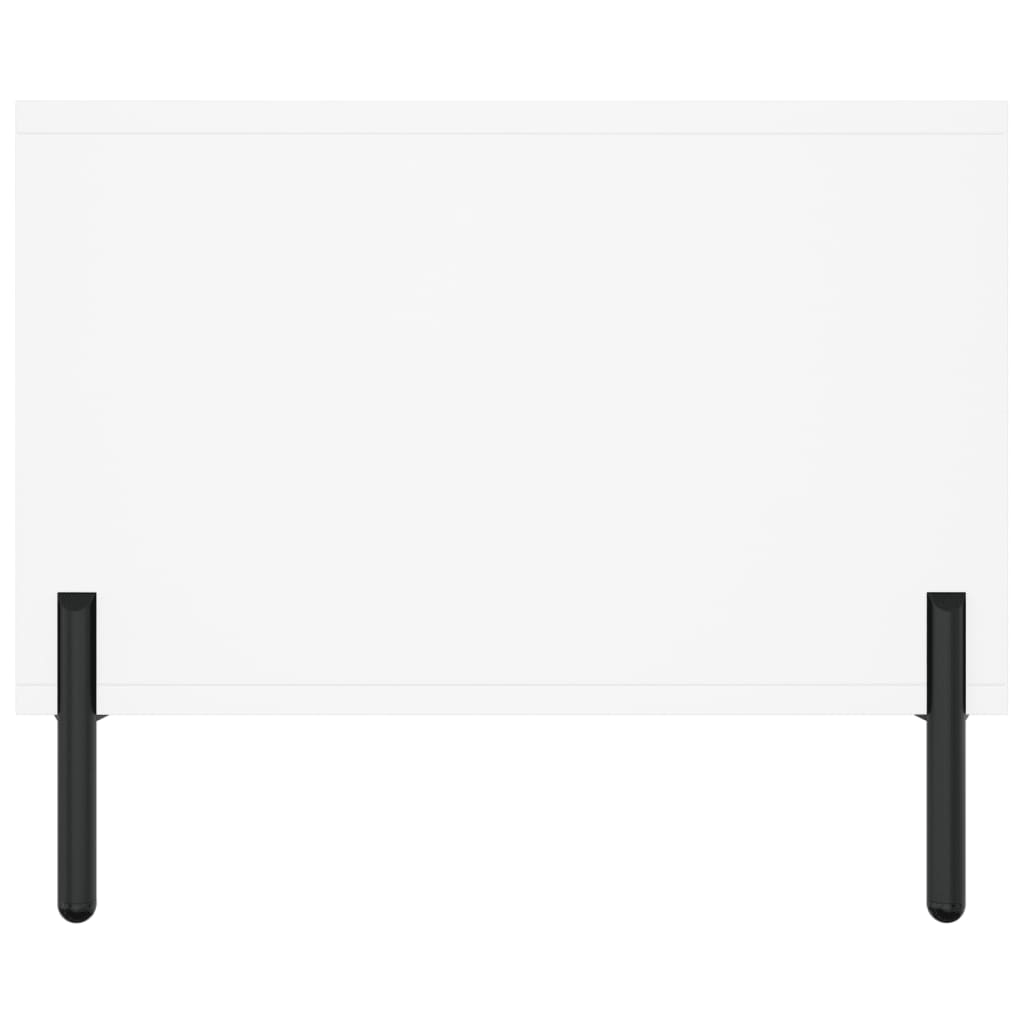 sofabord 102x50x40 cm konstrueret træ hvid