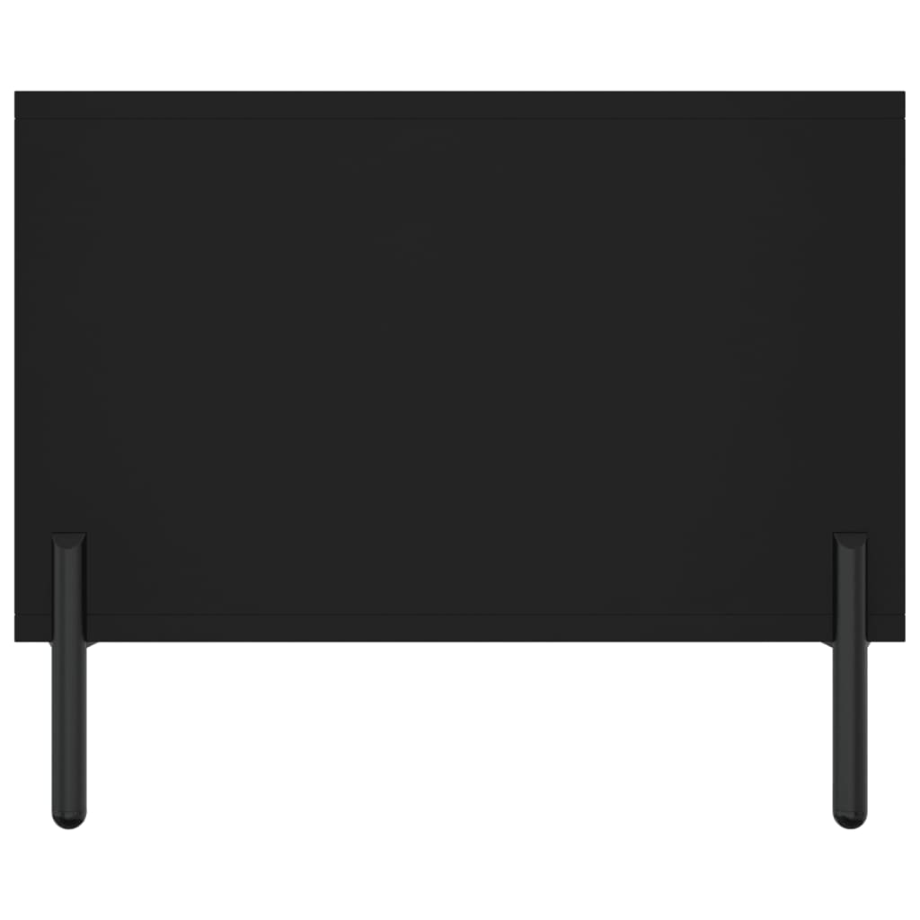 sofabord 102x50x40 cm konstrueret træ sort