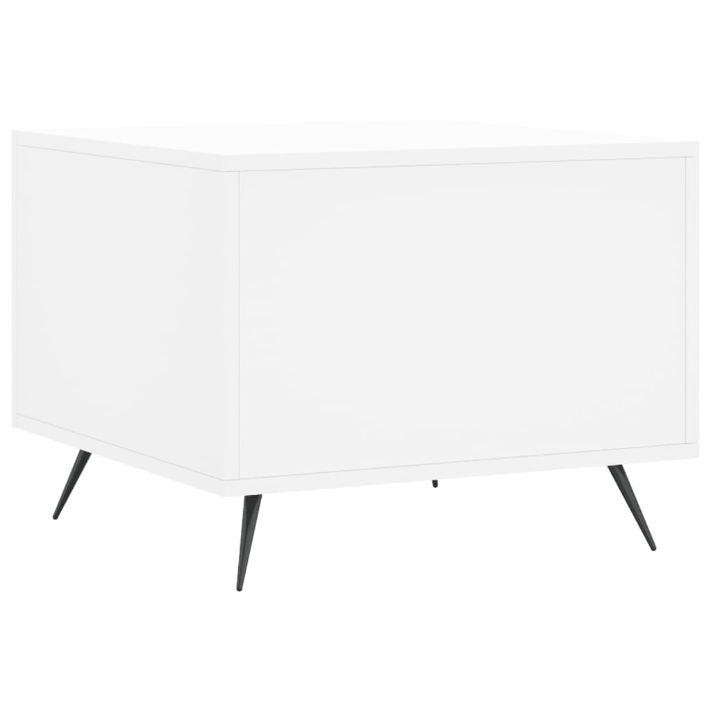 sofaborde 2 stk. 50x50x40 cm konstrueret træ hvid