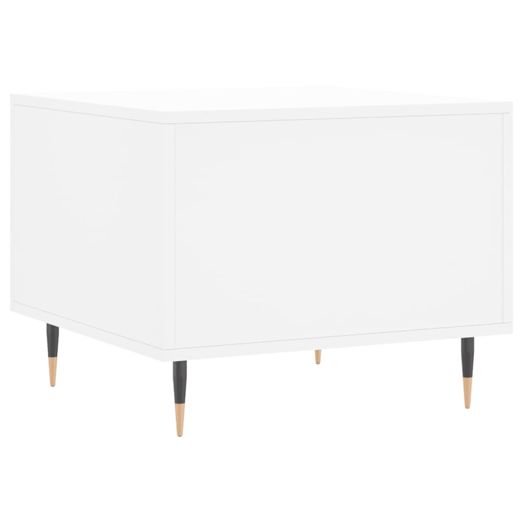 sofaborde 2 stk. 50x50x40 cm konstrueret træ hvid