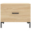 sofaborde 2 stk. 50x50x40 cm konstrueret træ sonoma-eg