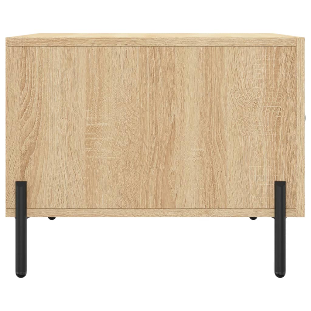 sofabord 50x50x40 cm konstrueret træ sonoma egetræsfarve