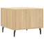 sofaborde 2 stk. 50x50x40 cm konstrueret træ sonoma-eg