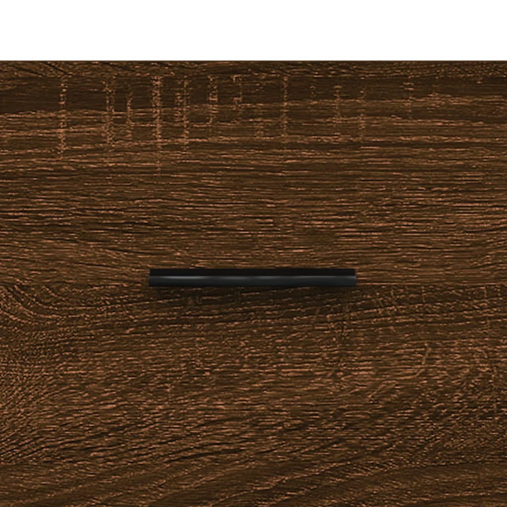 sofaborde 2 stk. 50x50x40 cm konstrueret træ brun egetræsfarve