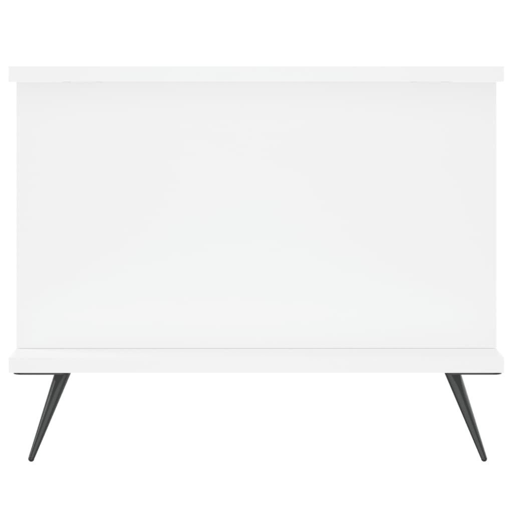 sofabord 90x50x40 cm konstrueret træ hvid