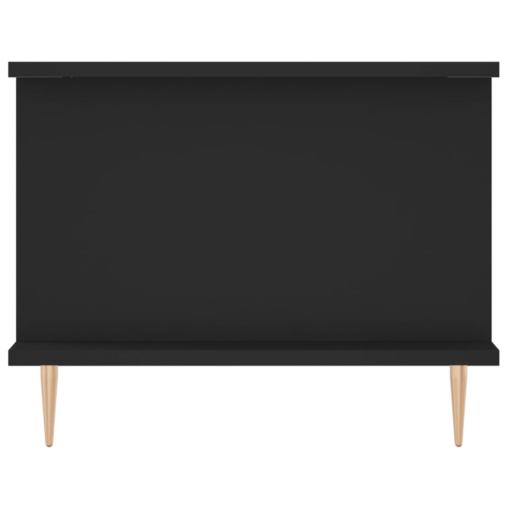 sofabord 90x50x40 cm konstrueret træ sort