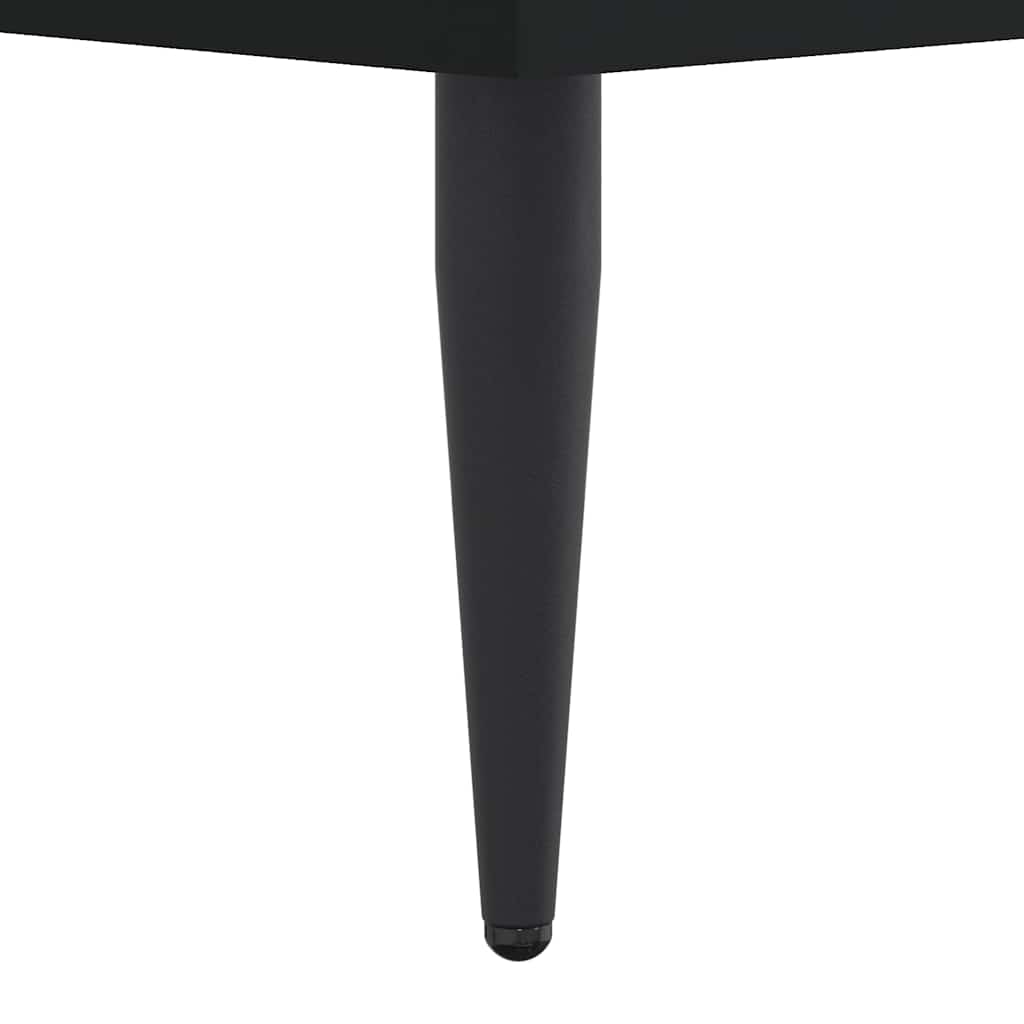 skoreol 60x35x105 cm konstrueret træ sort