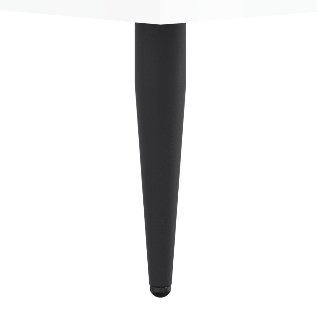 skoreol 60x35x105 cm konstrueret træ hvid højglans