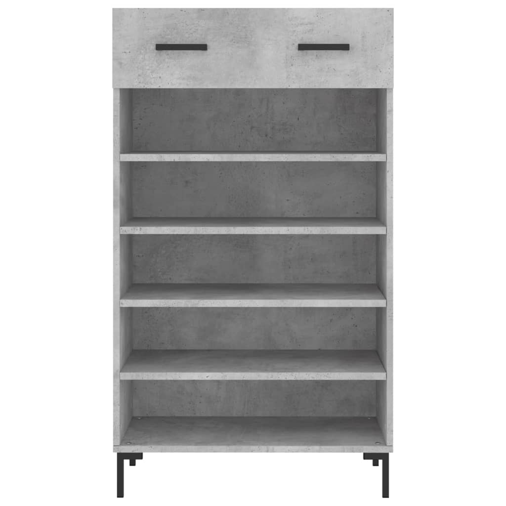 skoreol 60x35x105 cm konstrueret træ betongrå