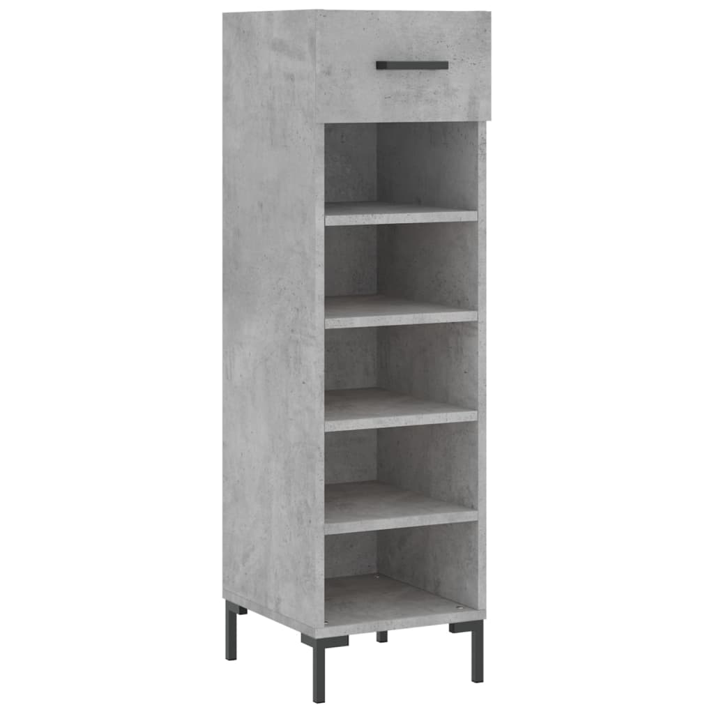 skoreol 30x35x105 cm konstrueret træ betongrå