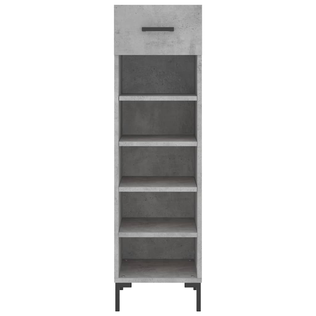 skoreol 30x35x105 cm konstrueret træ betongrå