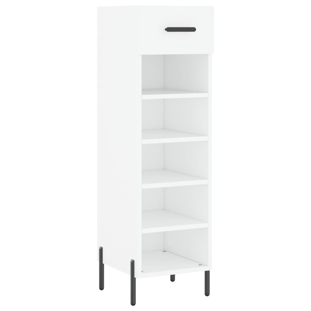 skoreol 30x35x105 cm konstrueret træ hvid