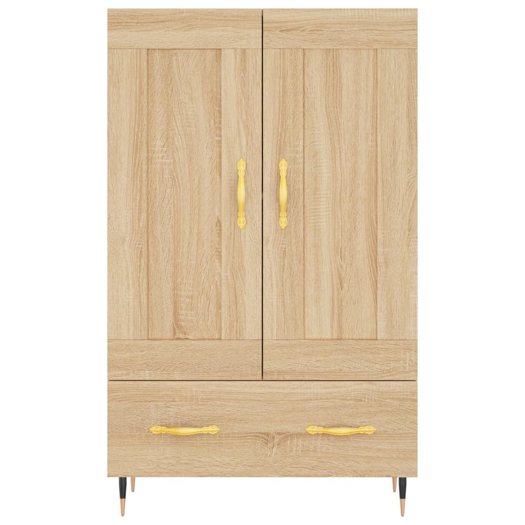 skab 69,5x31x115 cm konstrueret træ sonoma-eg