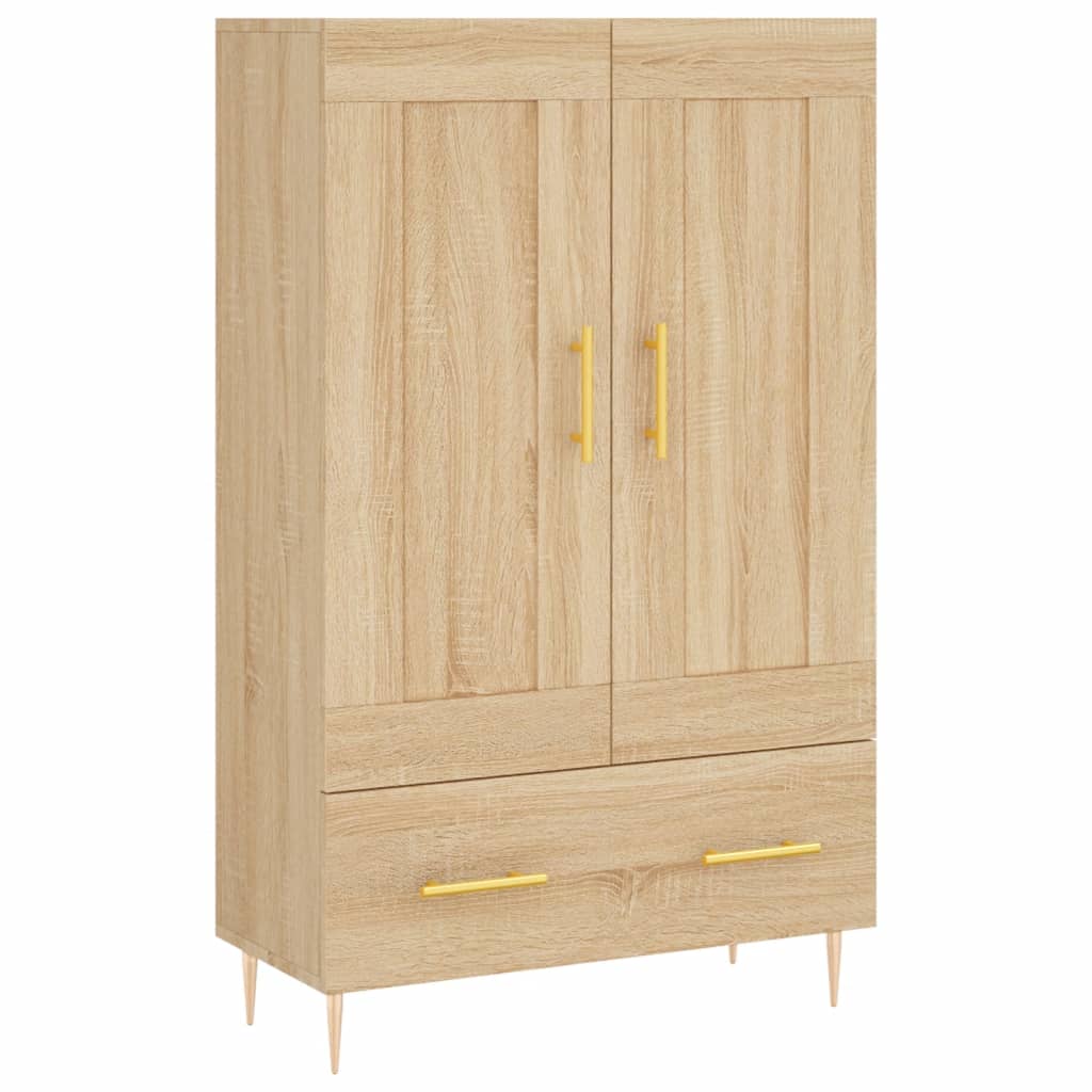 skab 69,5x31x115 cm konstrueret træ sonoma-eg