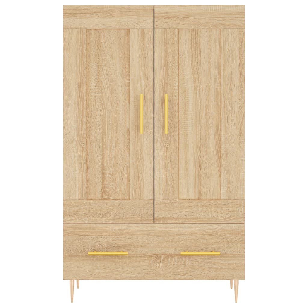 skab 69,5x31x115 cm konstrueret træ sonoma-eg