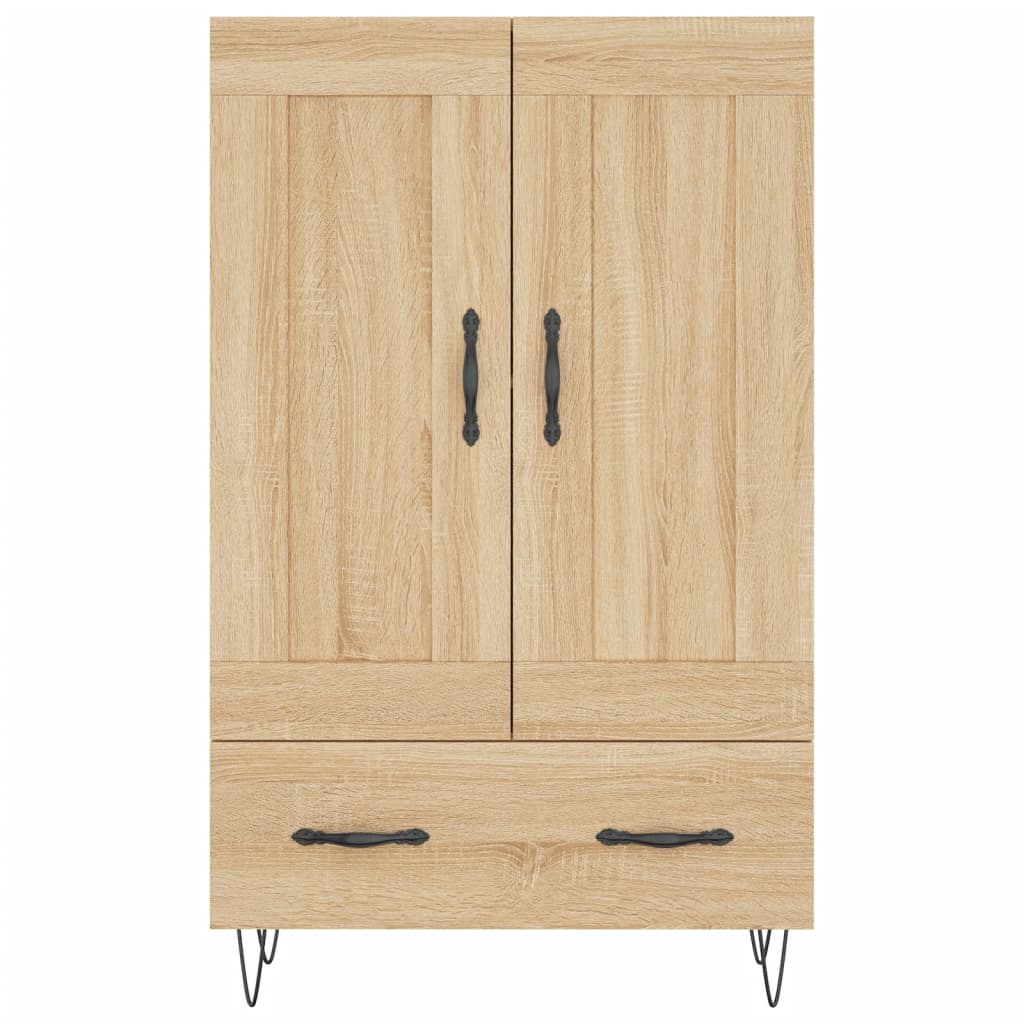skab 69,5x31x115 cm konstrueret træ sonoma-eg