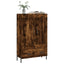 skab 69,5x31x115 cm konstrueret træ røget sonoma-eg
