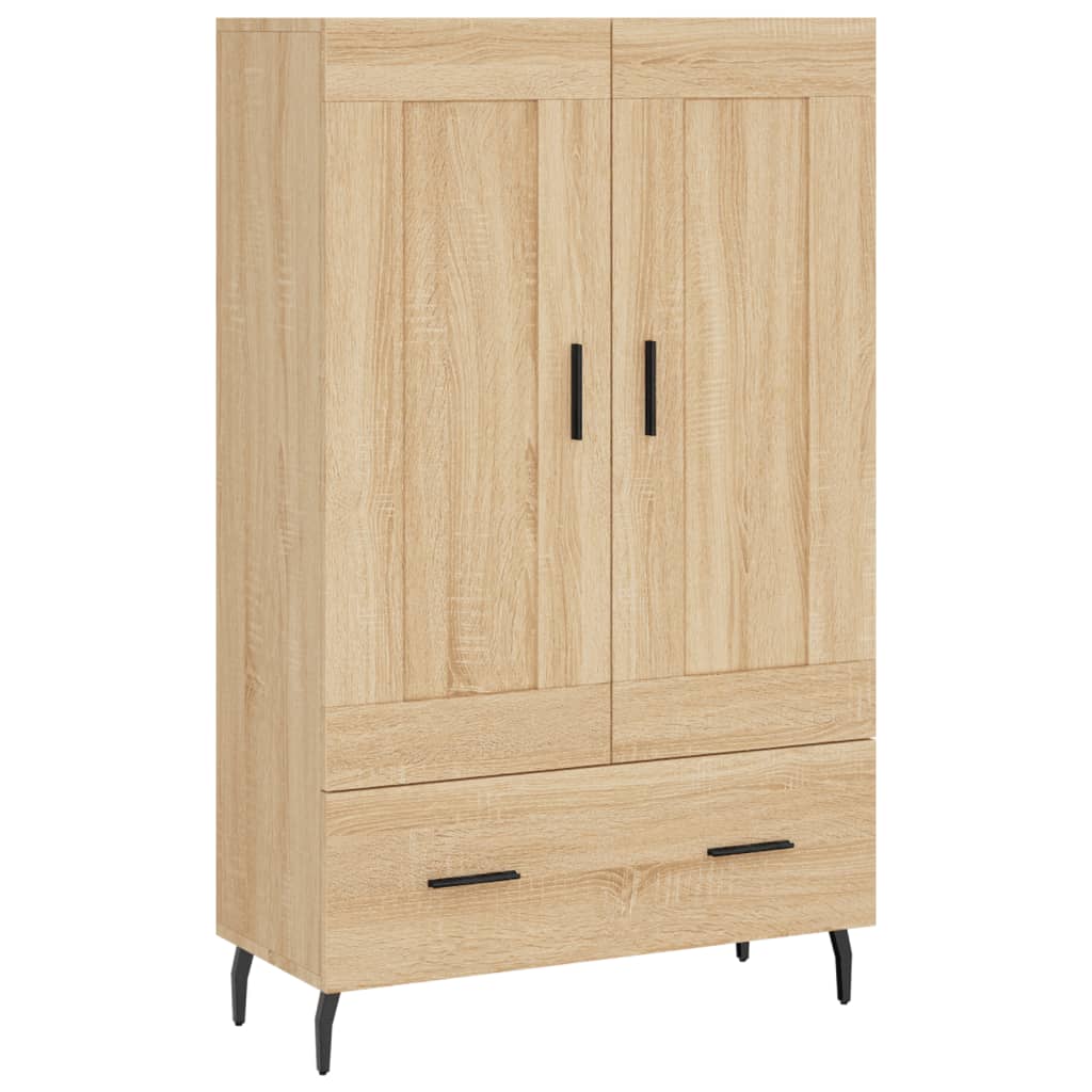 skab 69,5x31x115 cm konstrueret træ sonoma-eg