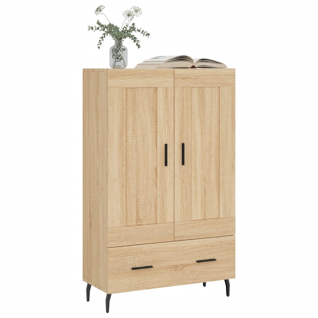 skab 69,5x31x115 cm konstrueret træ sonoma-eg