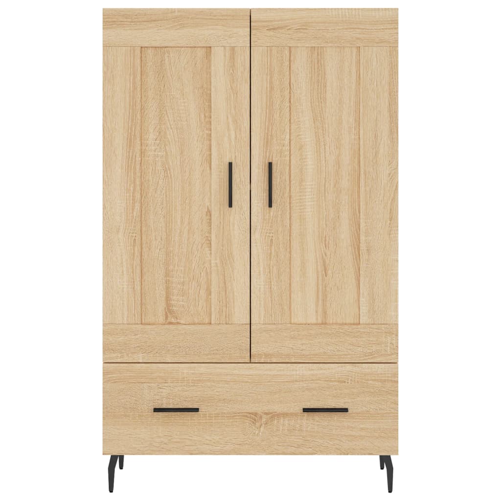 skab 69,5x31x115 cm konstrueret træ sonoma-eg