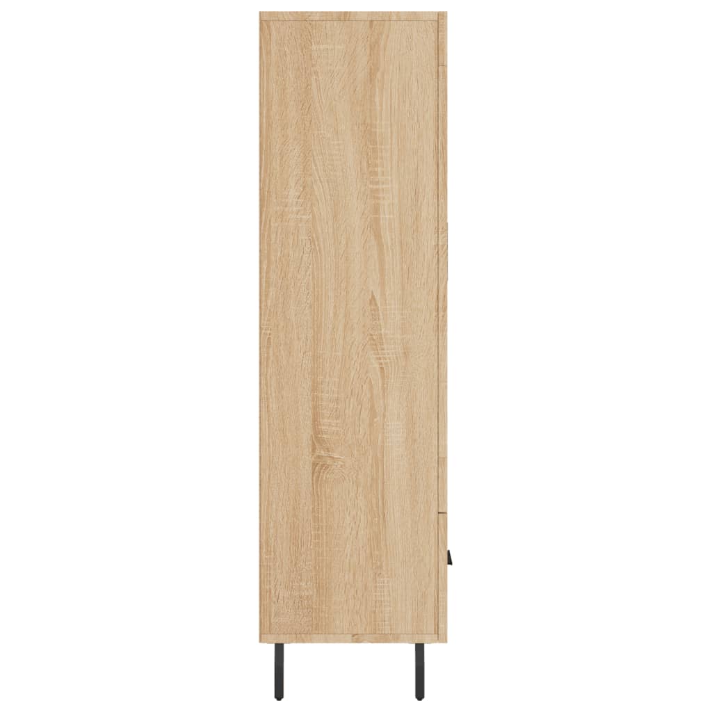 skab 69,5x31x115 cm konstrueret træ sonoma-eg