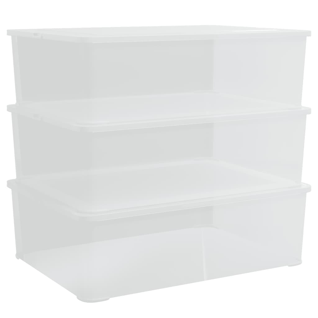 plastopbevaringskasser 3 stk. 25 l stabelbare