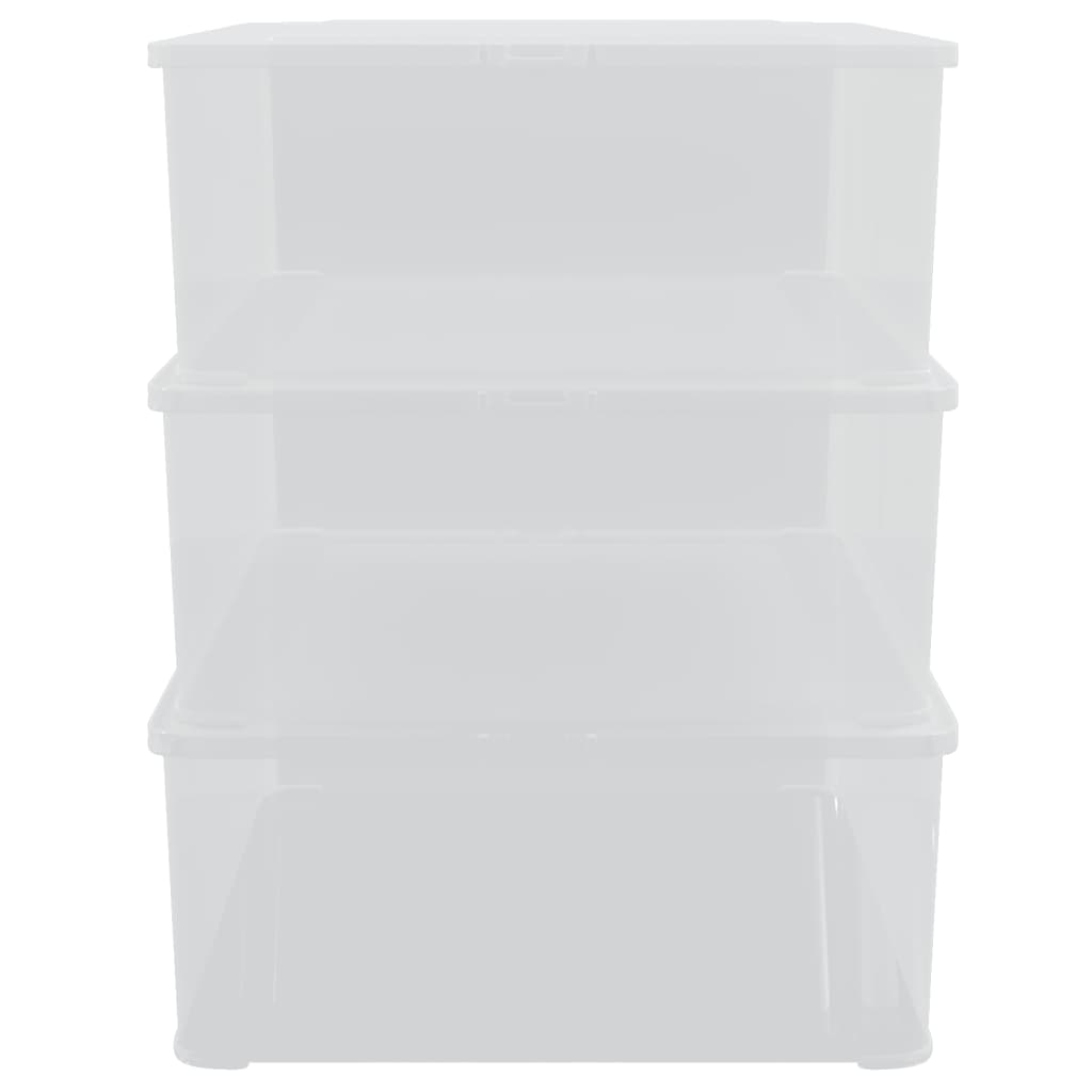 plastopbevaringskasser 3 stk. 25 l stabelbare