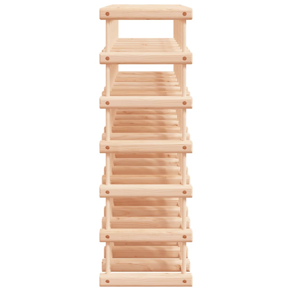 vinreol til 42 flasker 68,5x23x68,5 cm massivt fyrretræ