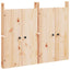 låge til udendørs køkkenskab MEPPEL 2 stk. 50x9x82 cm massivt fyrretræ