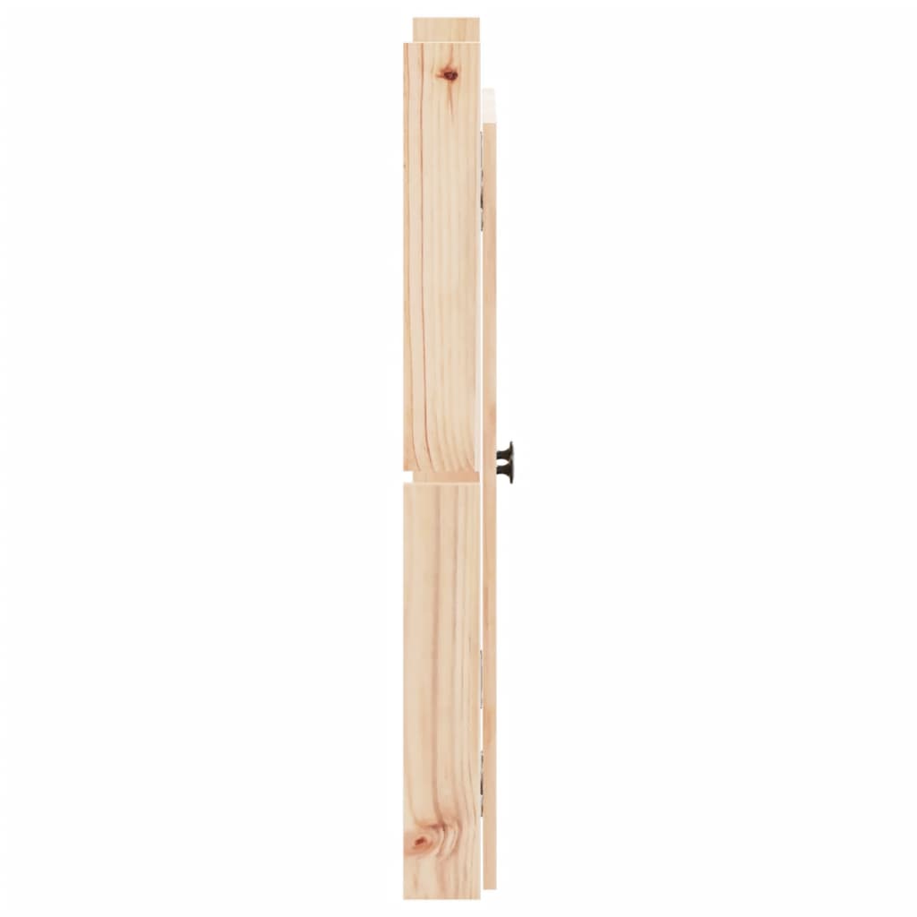 låge til udendørs køkkenskab MEPPEL 2 stk. 50x9x82 cm massivt fyrretræ