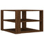 sofabord 58x58x40 cm konstrueret træ brun egetræsfarve