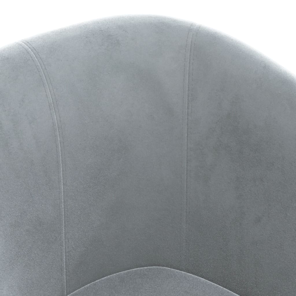 lænestol velour mørkegrå