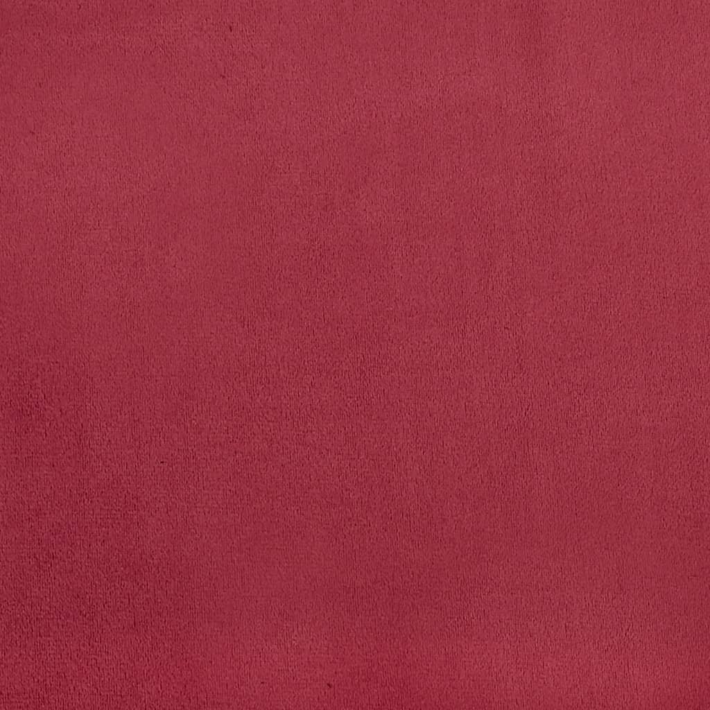 lænestol velour vinrød