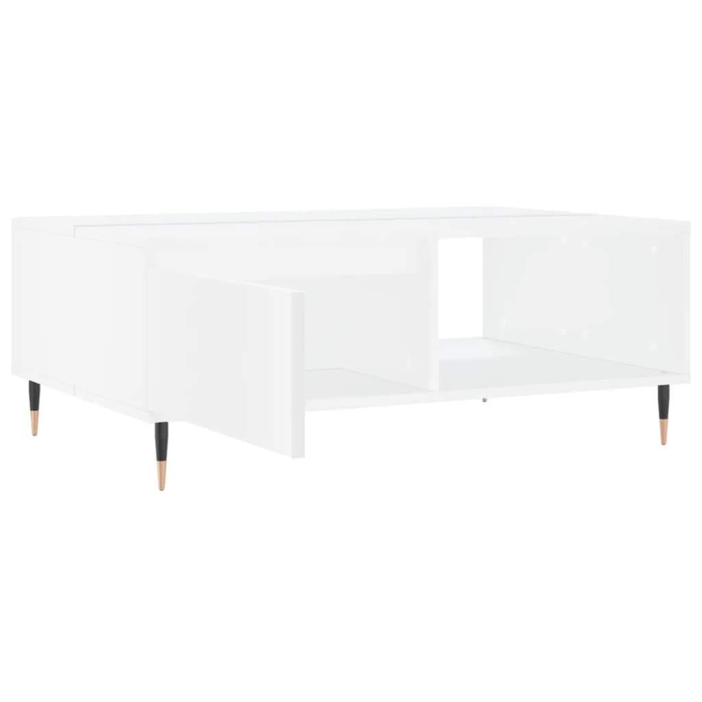 sofabord 90x60x35 cm konstrueret træ hvid