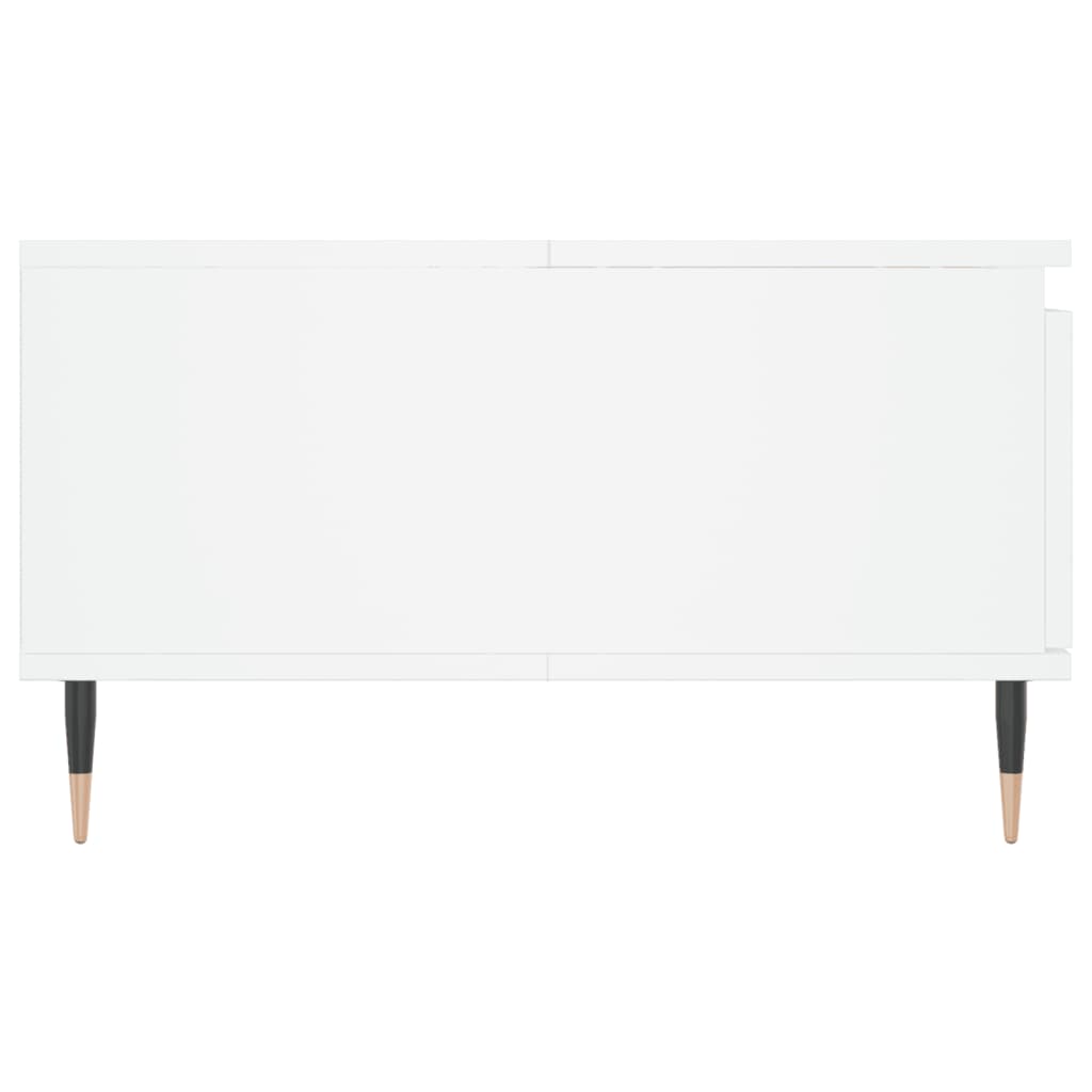 sofabord 90x60x35 cm konstrueret træ hvid