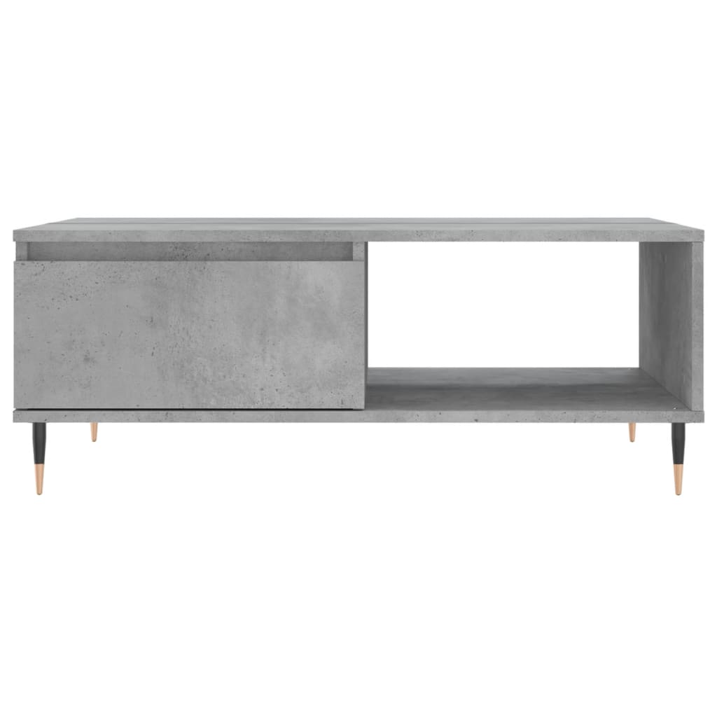 sofabord 90x60x35 cm konstrueret træ betongrå